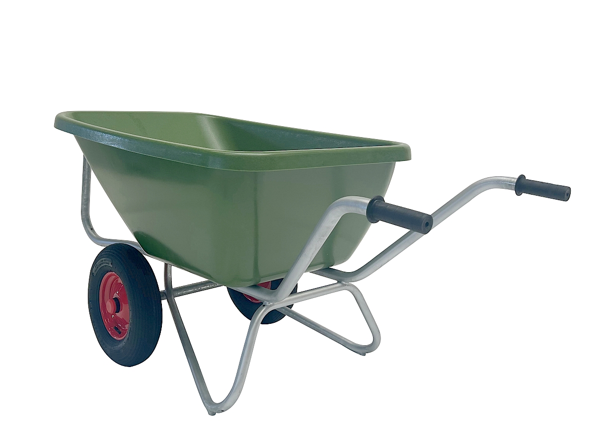 GROWI® Compactkarre Big Ben 2-rädrig 180 L in grün