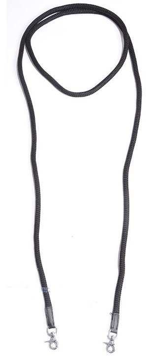 WESTERN IMPORTS® Deluxe Nylon geschlossene Zügel, schwarz