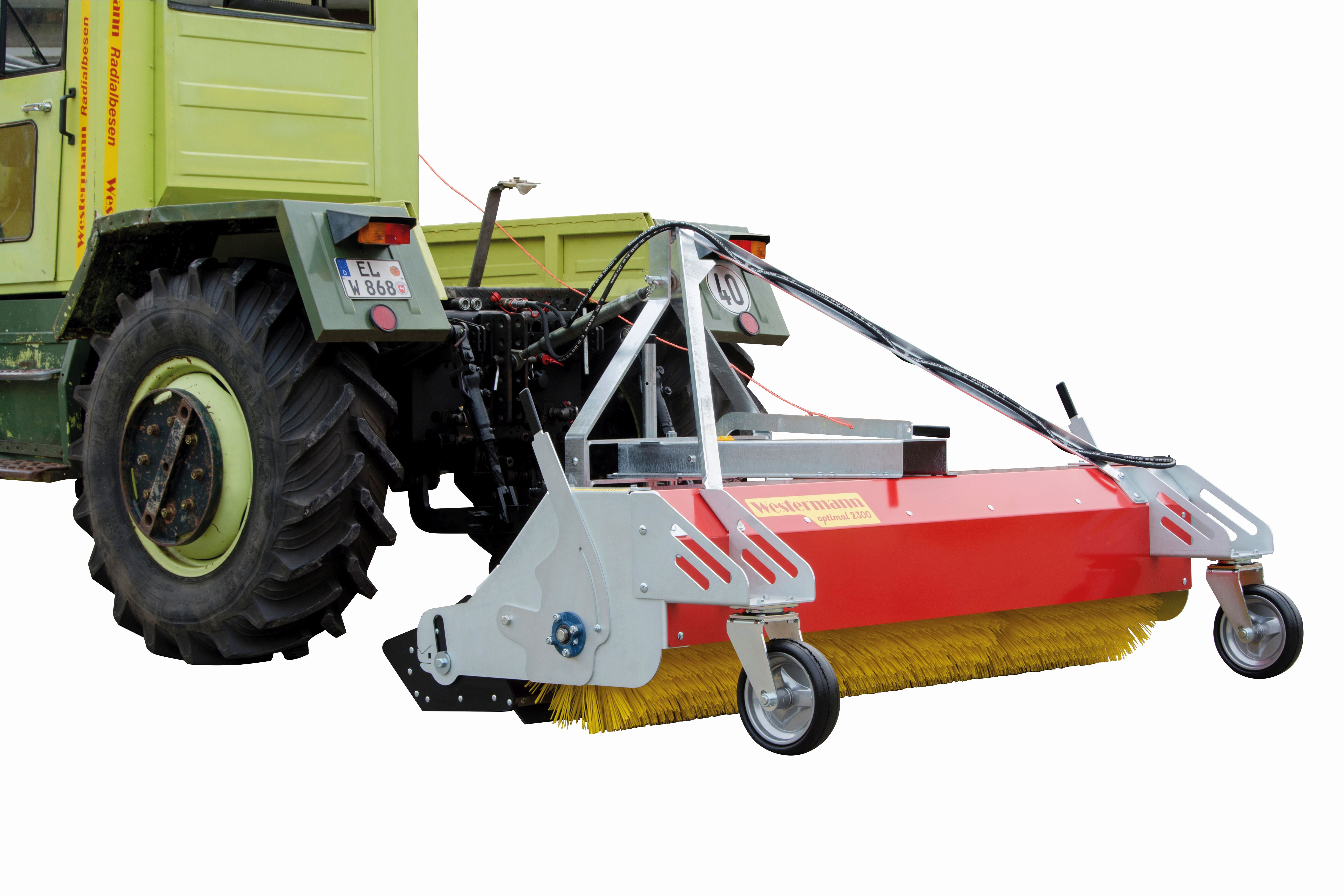 WESTERMANN Anbaukehrmaschine "Optimal" 2300 "Heck"