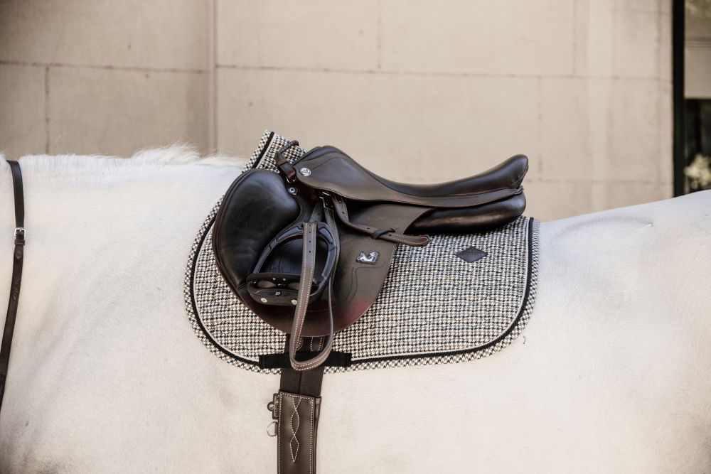 KENTUCKY® HORSEWEAR Schabracke Pied-de-Poule Springen, braun