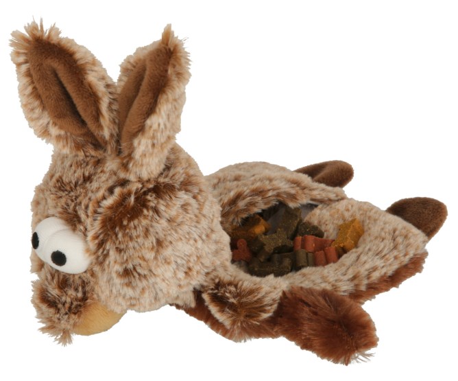KERBL Snackdummy Hase aus Plüsch, 25x15 cm