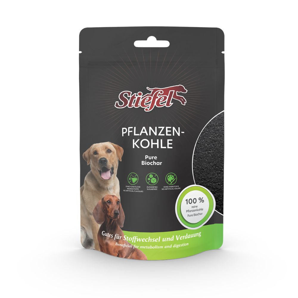 STIEFEL PFLANZENKOHLE für Hunde