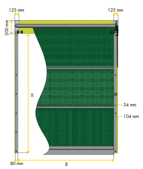 PATURA Elektro-Agrartor Pro, 5,50 m Breite