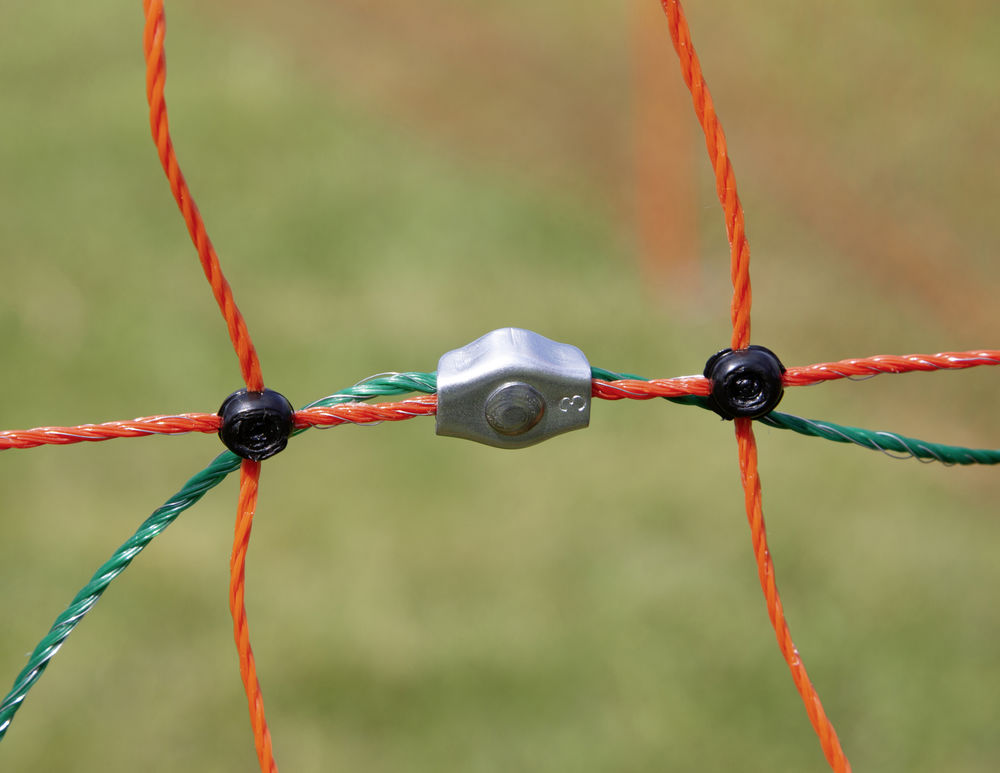 AKO Geflügelnetz PoultryNet, orange, Höhe: 106 cm elektrifizierbar