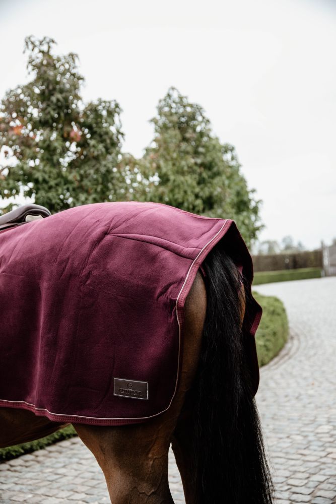 KENTUCKY® HORSEWEAR Ausreitdecke Heavy Fleece, bordeaux