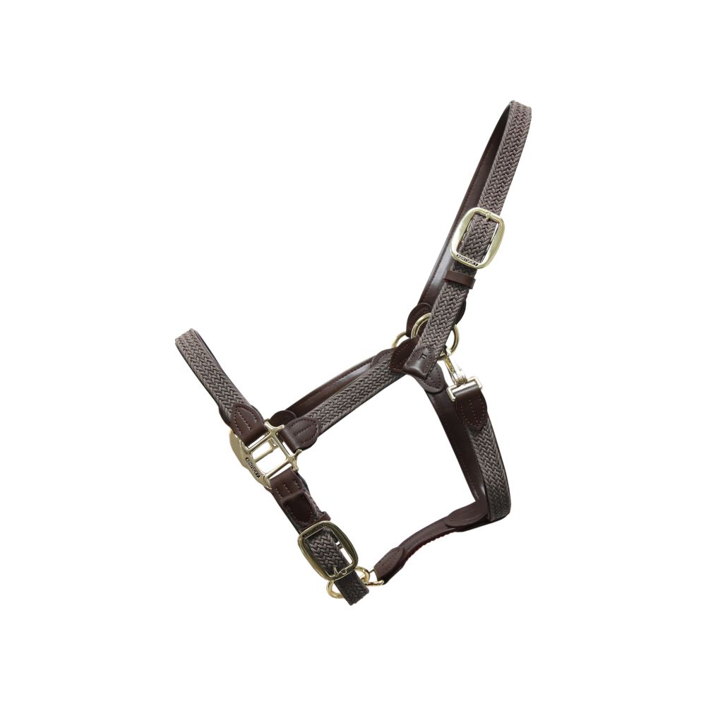 KENTUCKY® HORSEWEAR geflochtenes Nylon Halfter, grau