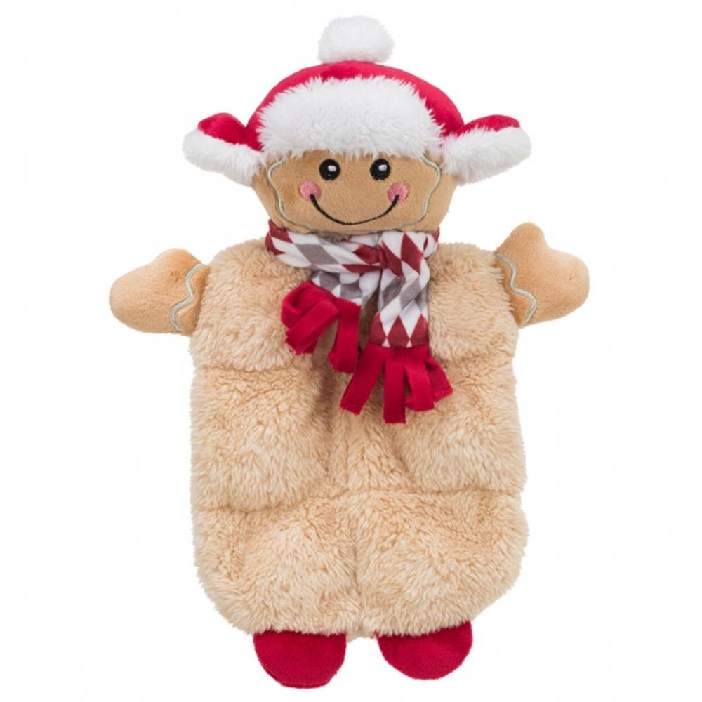 TRIXIE Xmas Schlenkertier Lebkuchenmann mit Stimme