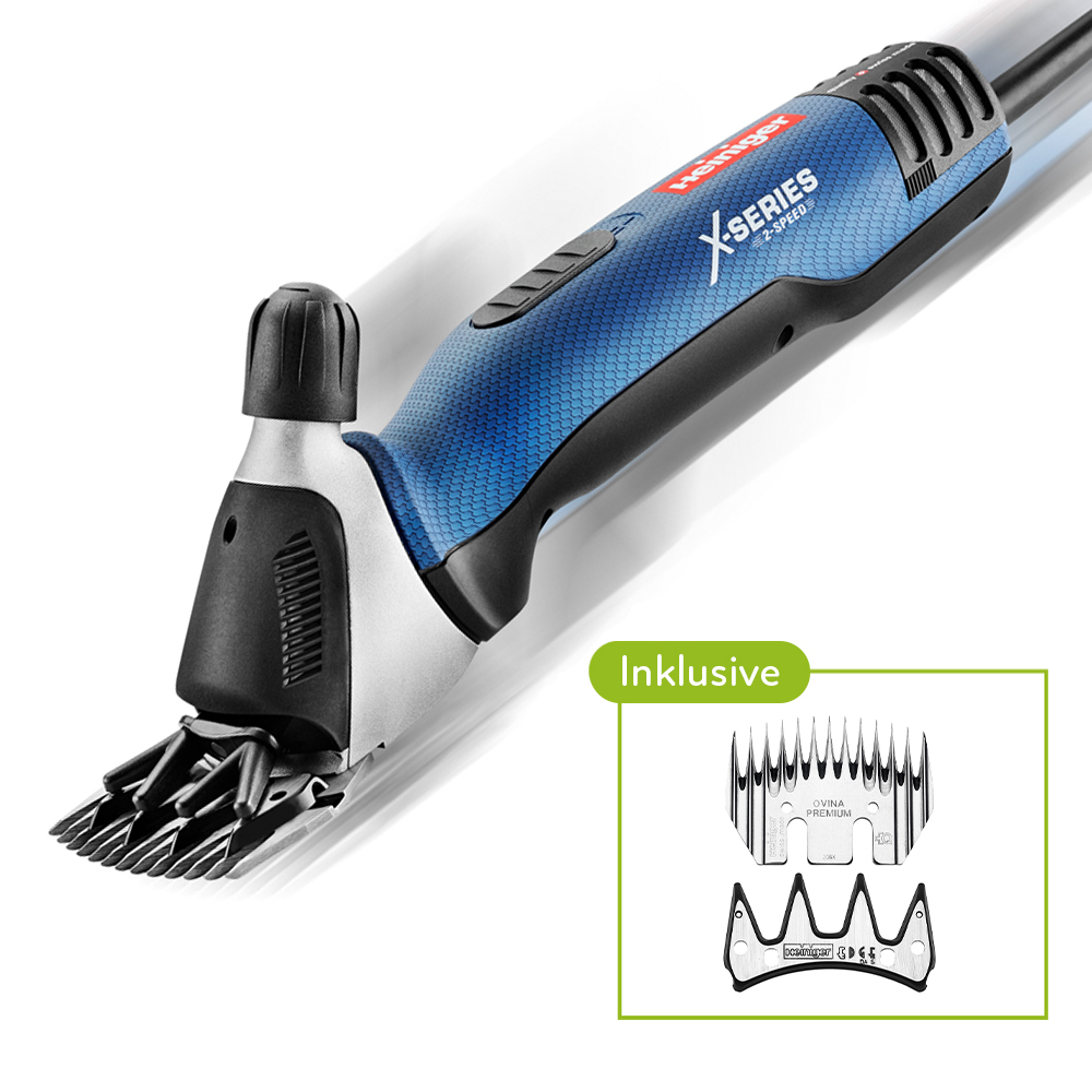 HEINIGER XPERT 2-Speed Schafschermaschine mit Messerset EDGE/OVINA 
