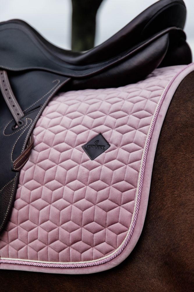 KENTUCKY® HORSEWEAR Schabracke Velvet Dressur, altrosa