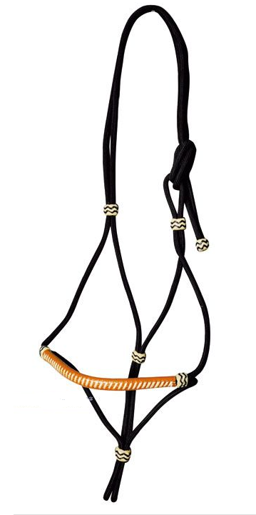 WESTERN IMPORTS® Trainingshalfter mit Lederüberzug