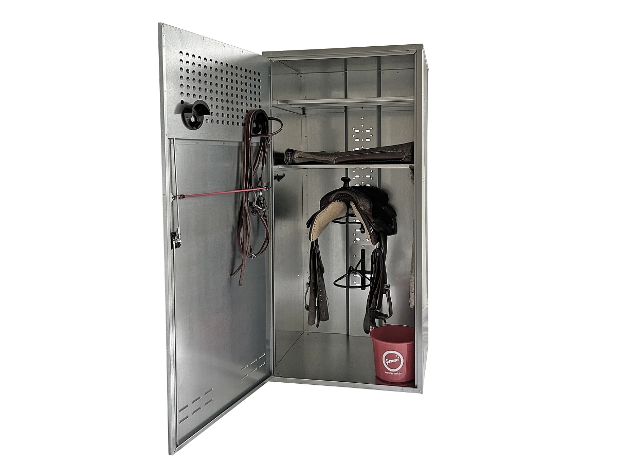 GROWI® Westernsattelschrank mit Zylinderschloss, 90 cm breit