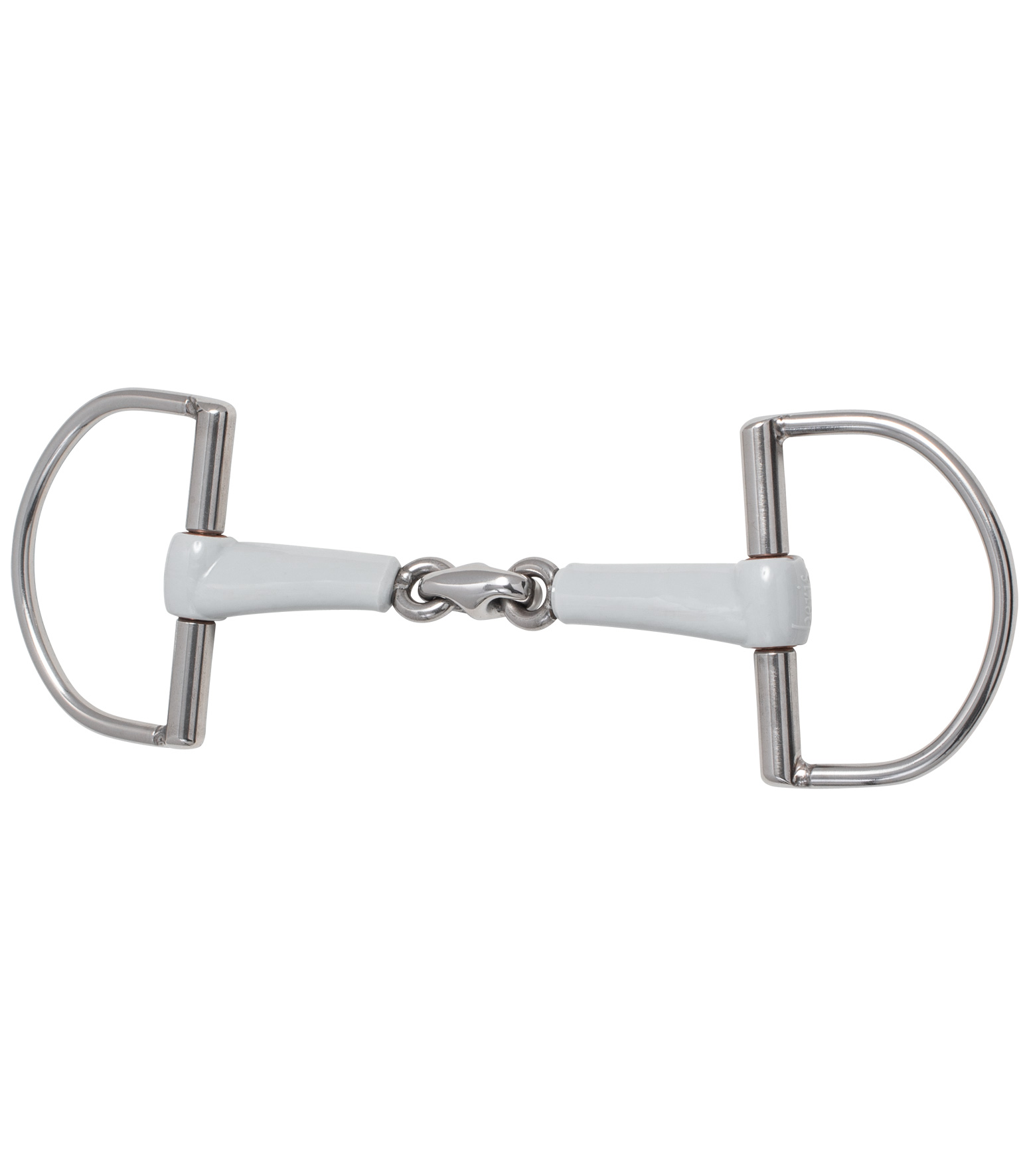 BERIS D-Ring Gebiss, doppelt gebrochen, medium