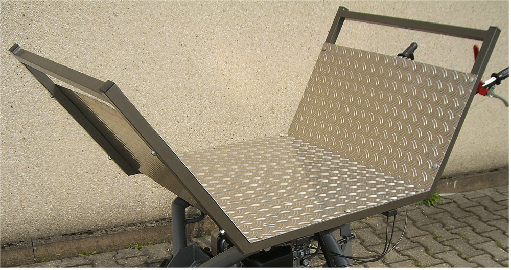 PowerPac Motorschubkarre elektrisch 110 L