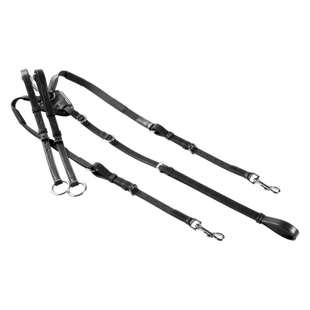 WALDHAUSEN Vorderzeug X-Line mit Elastic, schwarz