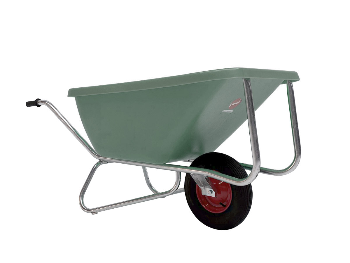 GROWI® Compactkarre Big Ben 1-rädrig 180 l in grün