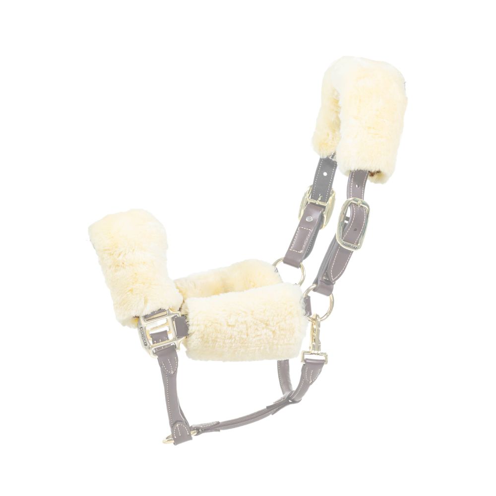 KENTUCKY® HORSEWEAR Schaffell-Halfter-Set, natur