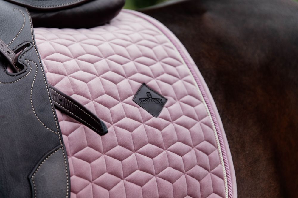 KENTUCKY® HORSEWEAR Schabracke Velvet Dressur, altrosa
