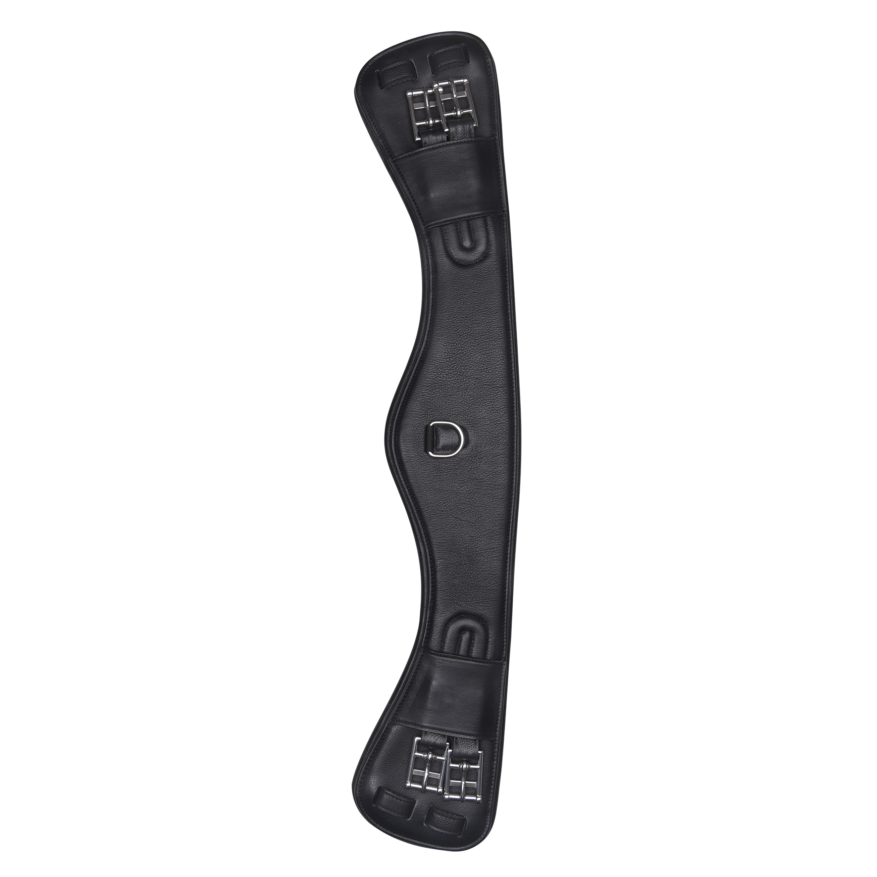WALDHAUSEN Lederkurzgurt Contour, schwarz