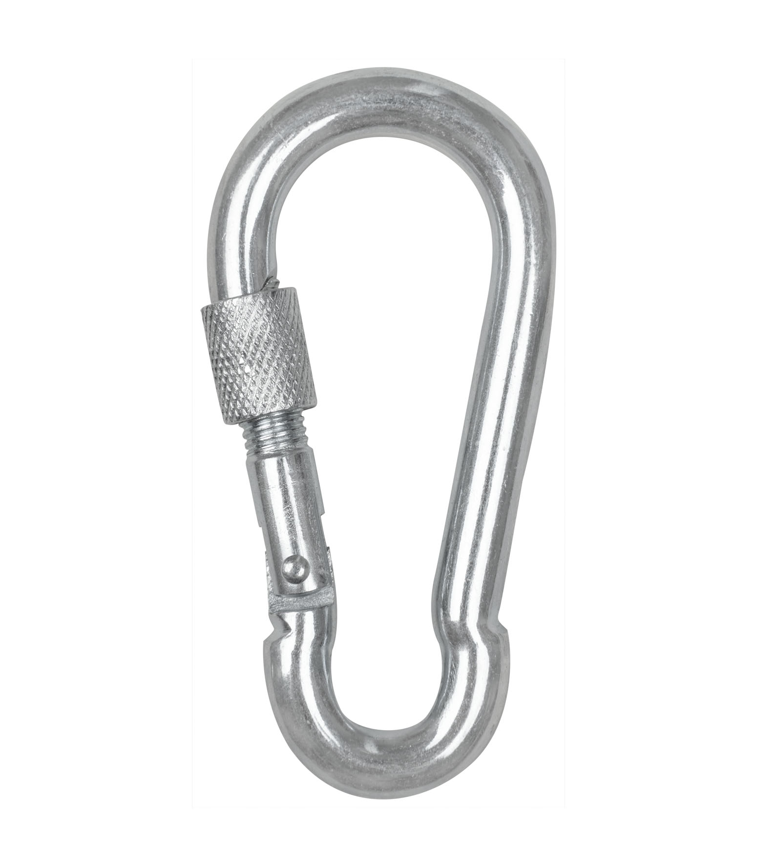 WALDHAUSEN Sicherheits-Karabiner mit Schraubverschluss 9 cm