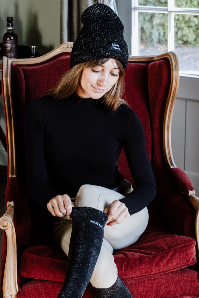 KENTUCKY® HORSEWEAR Mütze Glitter, schwarz