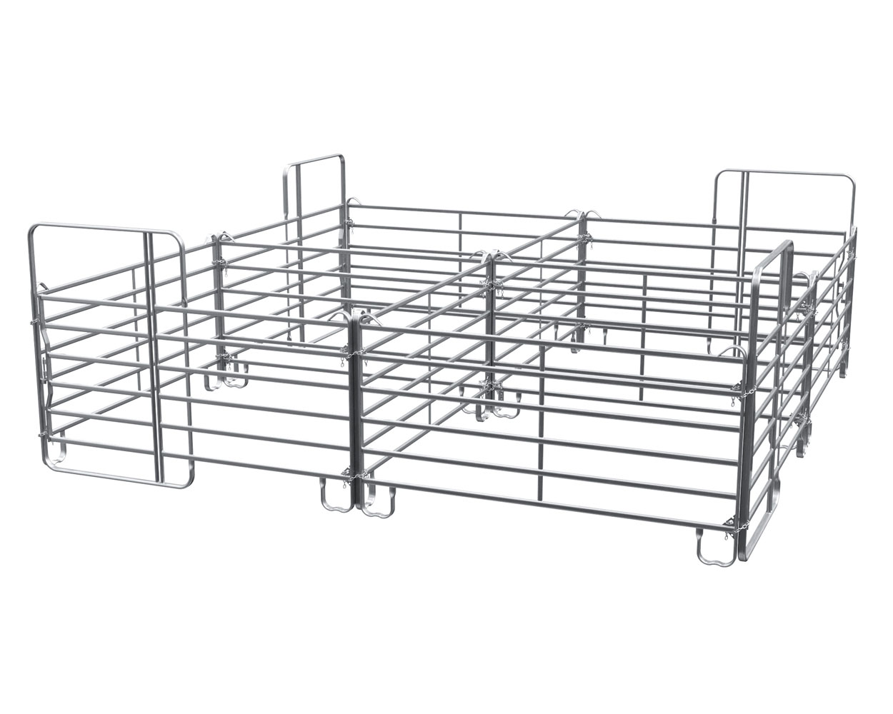 STALLBEDARF24 Panel 4er Boxen - Höhe: 1,70 m