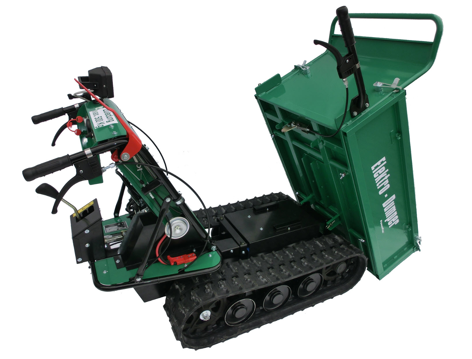 Motorschubkarre Akku-Raupen-Dumper, 500 kg