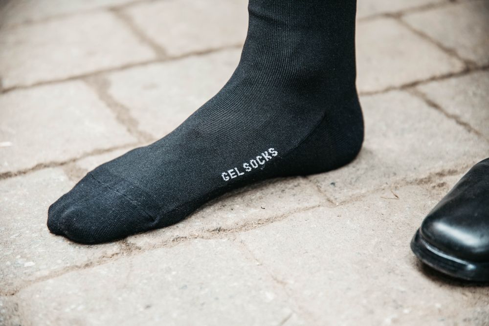 KENTUCKY® HORSEWEAR Achilles Gel-Socken, schwarz