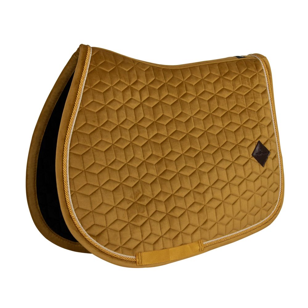 KENTUCKY® HORSEWEAR Pony-Schabracke Velvet Springen, senfgelb
