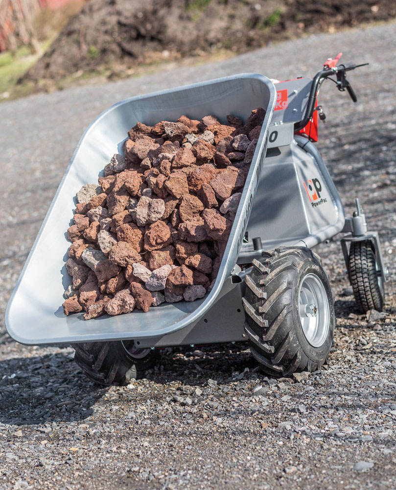 Motorschubkarre elektrisch, mit Schneeschild, 115 l online kaufen