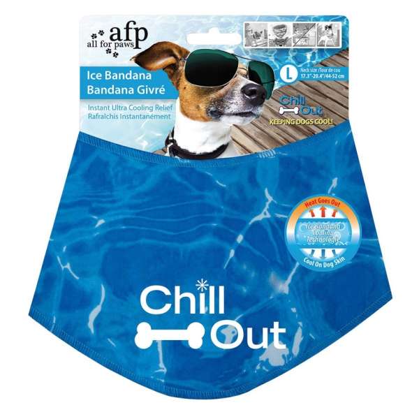 All for Paws Chill Out Ice Bandana- kühlendes Halstuch für Hunde 