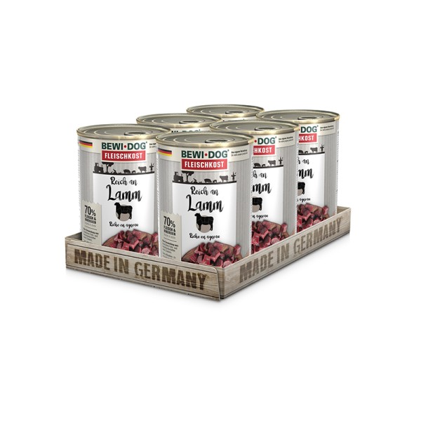 BEWI DOG® reich an Lamm