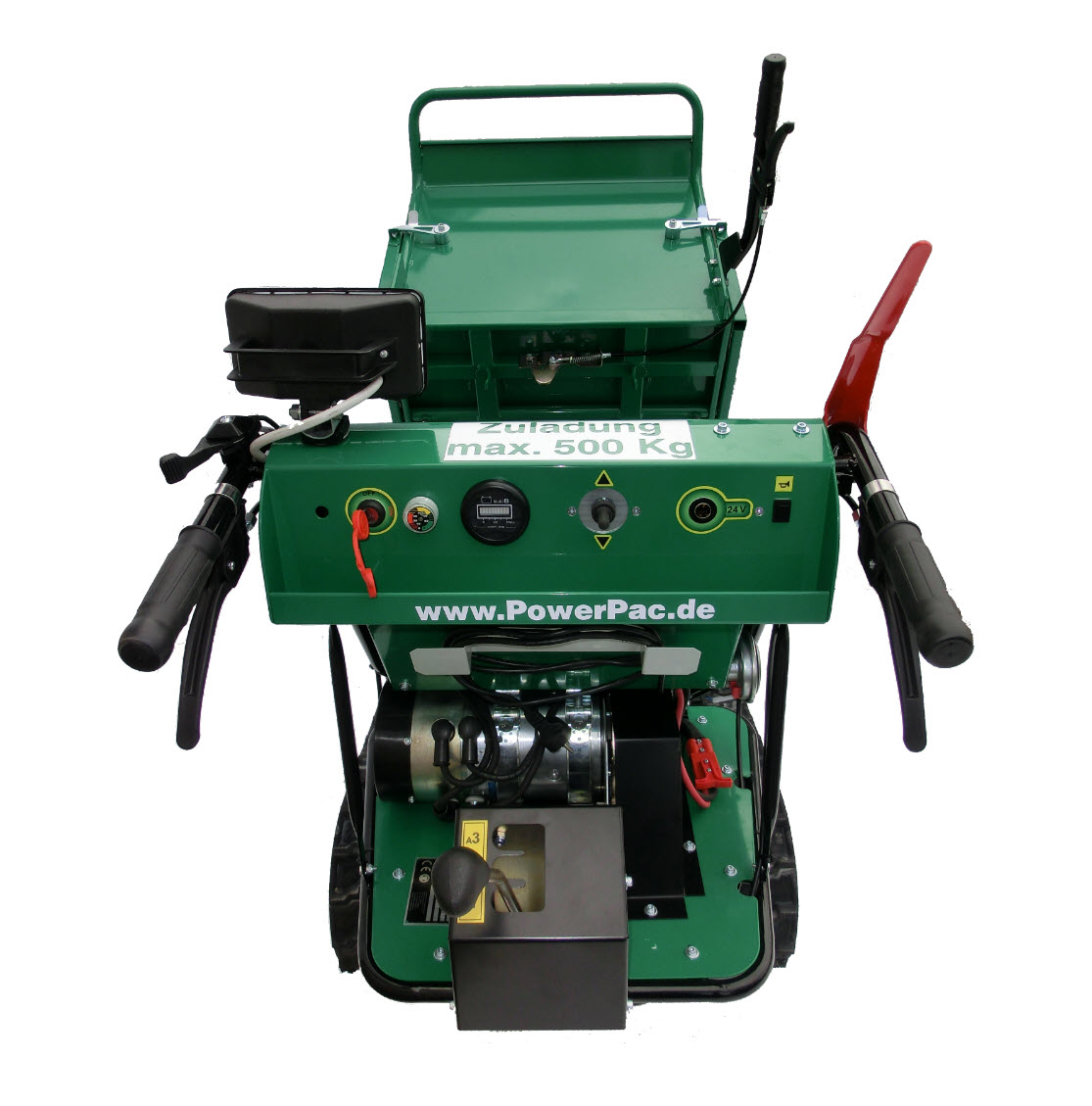 Motorschubkarre Akku-Raupen-Dumper, 500 kg