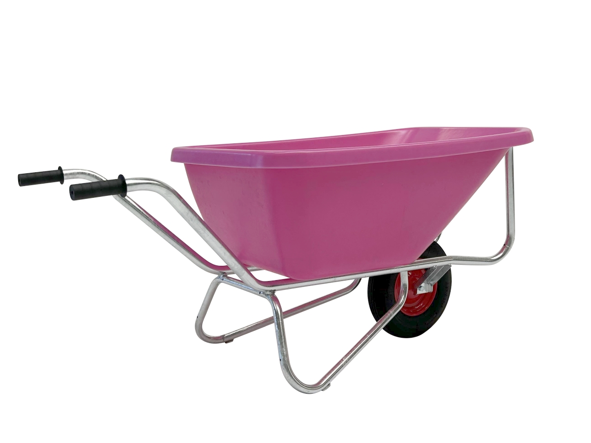 GROWI® Compactkarre Big Ben 1-rädrig 180 l in pink