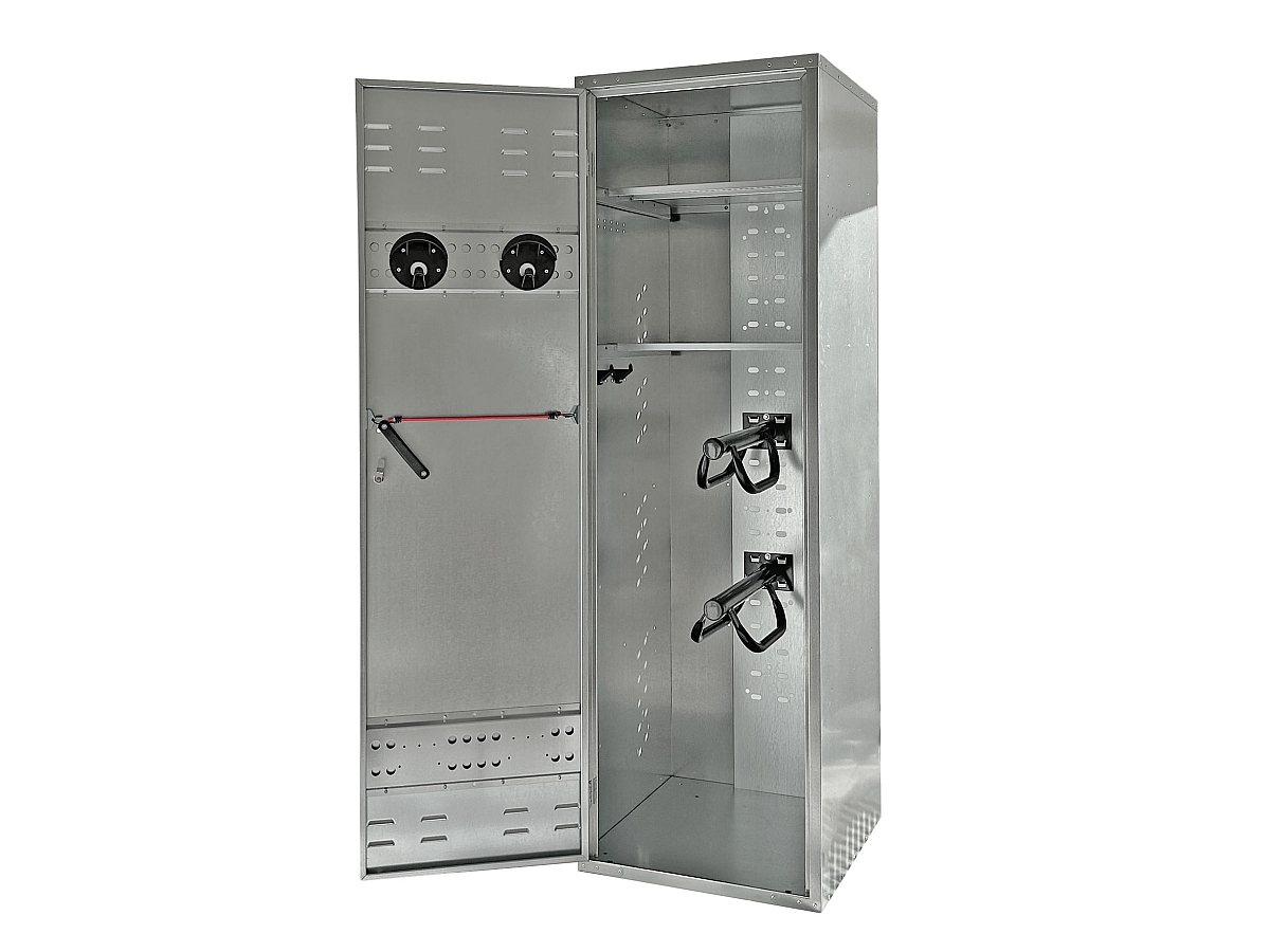 GROWI® Sattelschrank mit Vorrichtung für Vorhangschloss, 60 cm breit