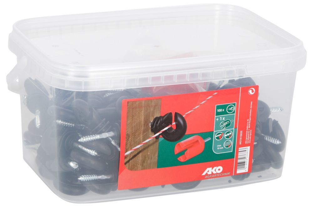 AKO Ringisolator kompakt mit durchgehender Stütze