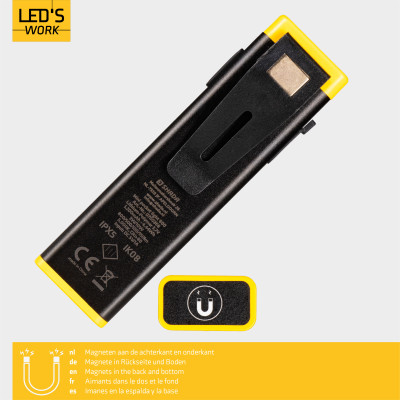 SHADA Handlampe - 500 lm 5.500 K LiPo (Lithium-Polymer) 4,44 Wh