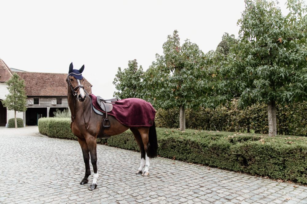 KENTUCKY® HORSEWEAR Ausreitdecke Heavy Fleece, bordeaux