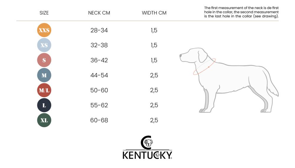 KENTUCKY® DOGWEAR Hundehalsband aus samtweichem Leder, braun