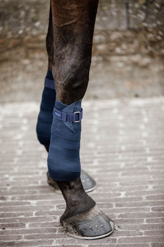 KENTUCKY® HORSEWEAR Polar Fleece- und Elastik-Bandagen, 2 er-Set, marine