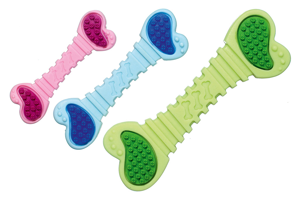 Ruffus Puppy Vollgummi Dento Knochen