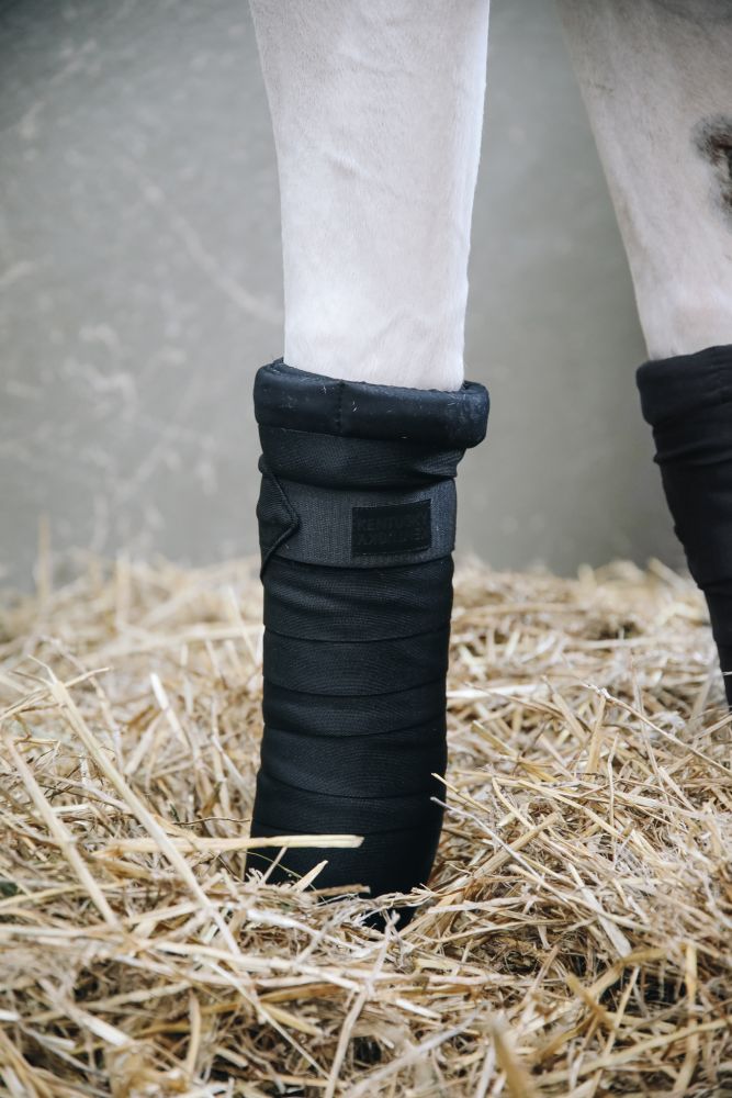 KENTUCKY® HORSEWEAR Repellent Stall-Bandagen, 4er-Set, schwarz