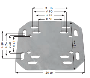 Adapterplatte Universal