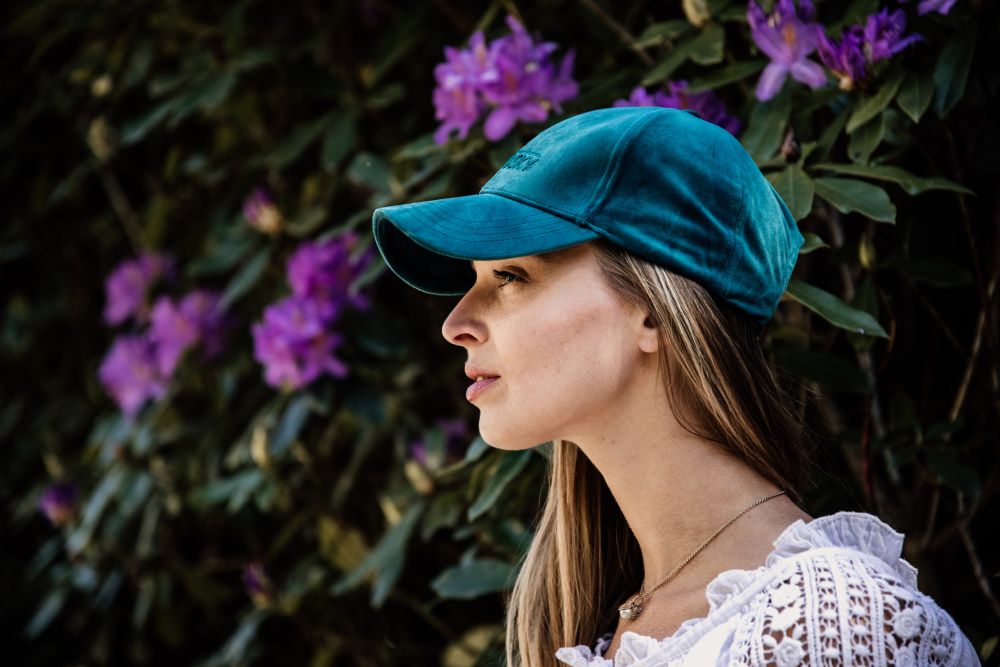 KENTUCKY® HORSEWEAR Velvet Cap, smaragdgrün