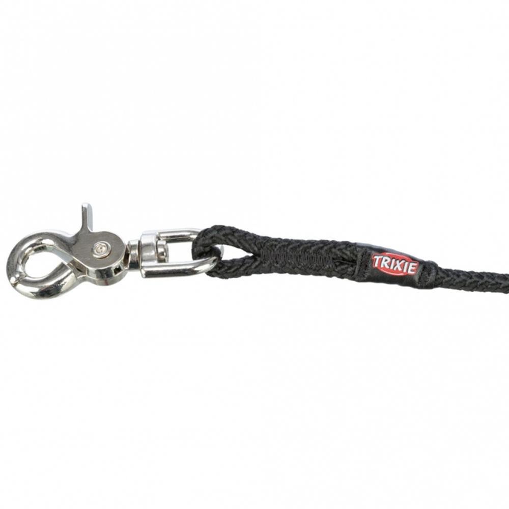TRIXIE Schleppleine aus Segeltau mit Trigger Snap Hook, rund