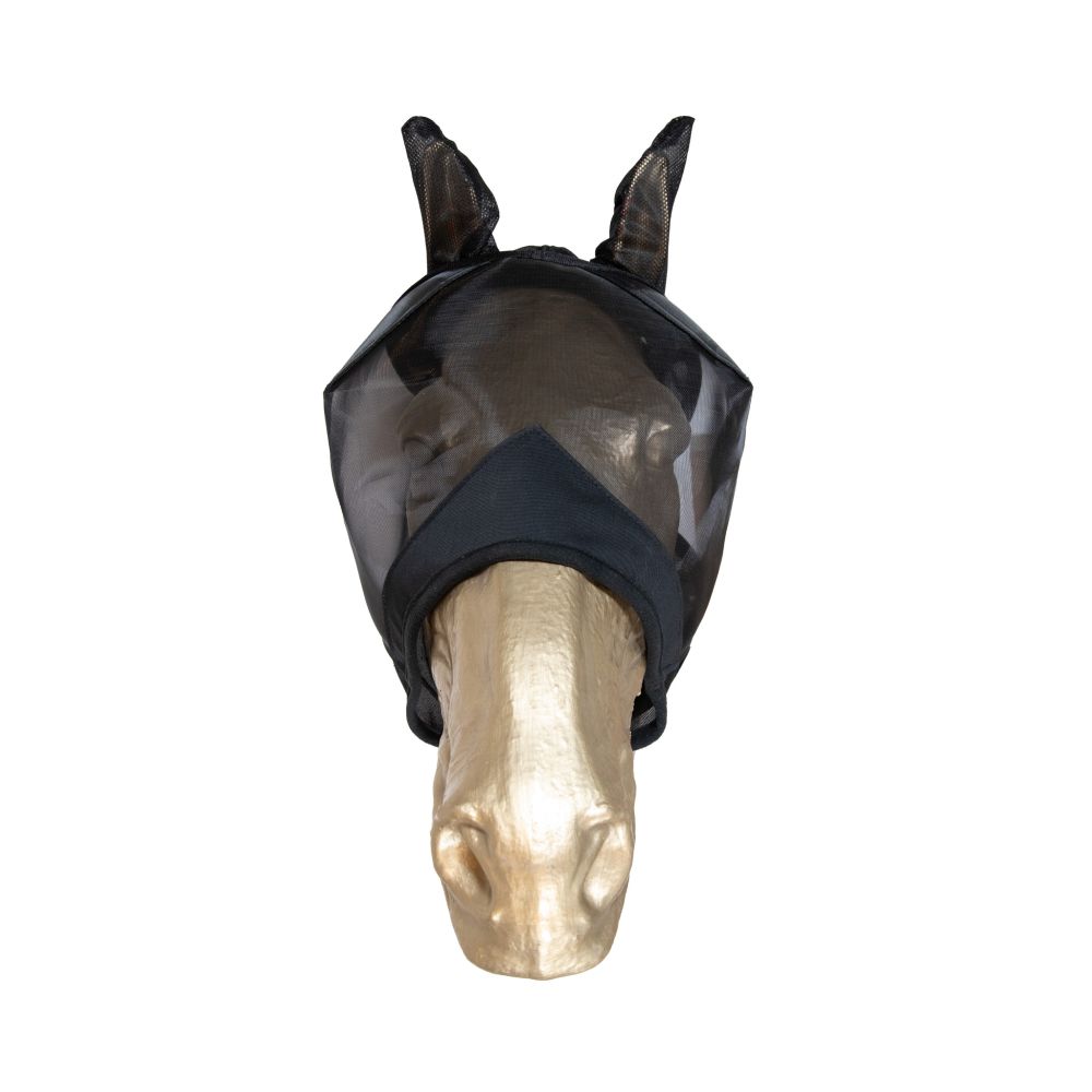 KENTUCKY® HORSEWEAR Fliegenmaske Classic mit Ohren, schwarz