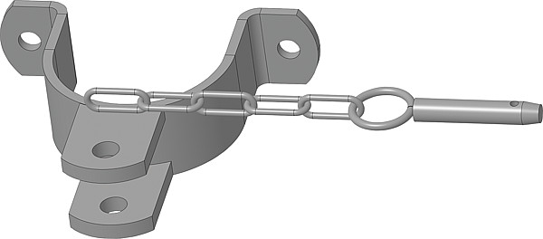 PATURA Vollschelle 102 mm (3 ½"), 1 Halter