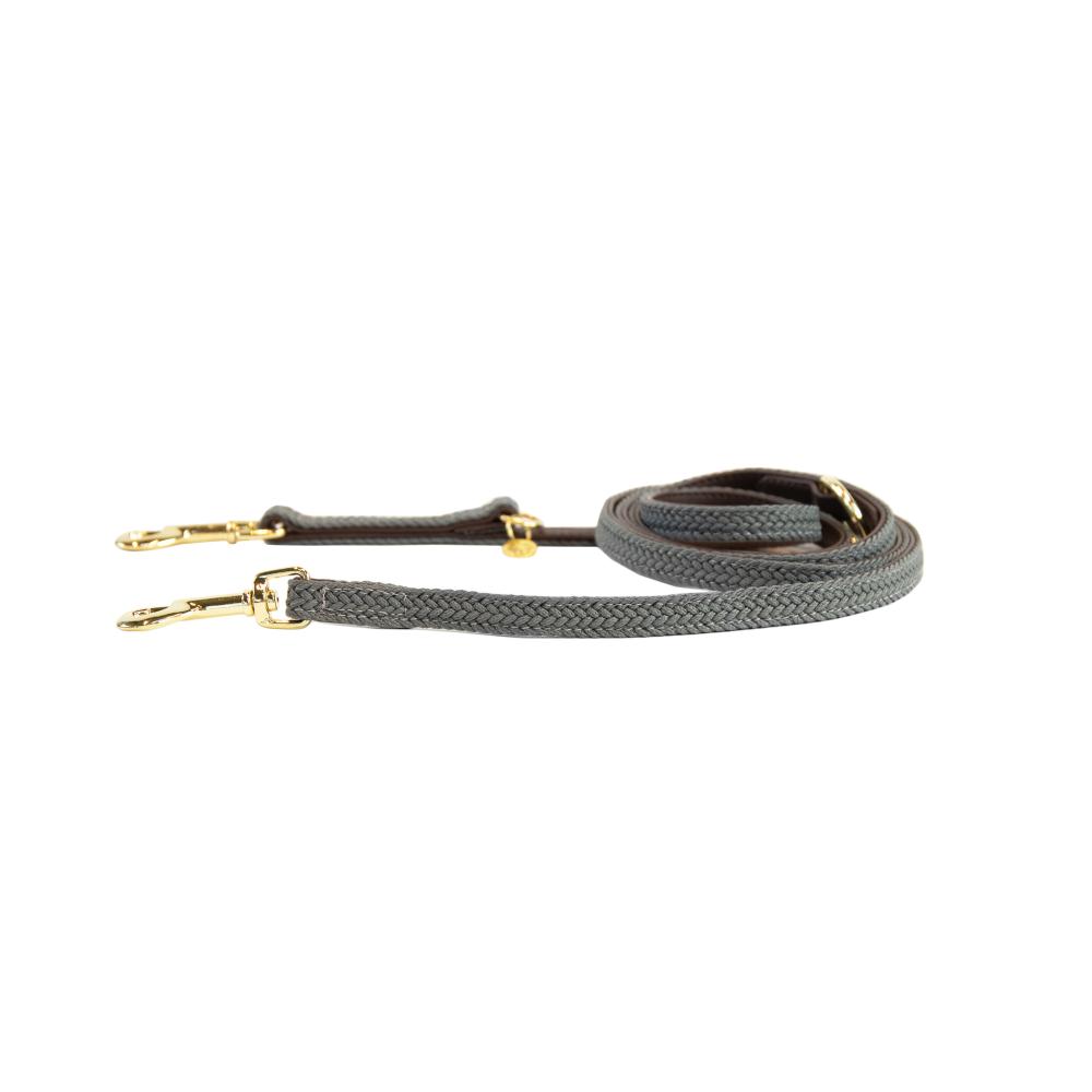 KENTUCKY® DOGWEAR Hundeleine geflochtenes Nylon 200 cm, grau