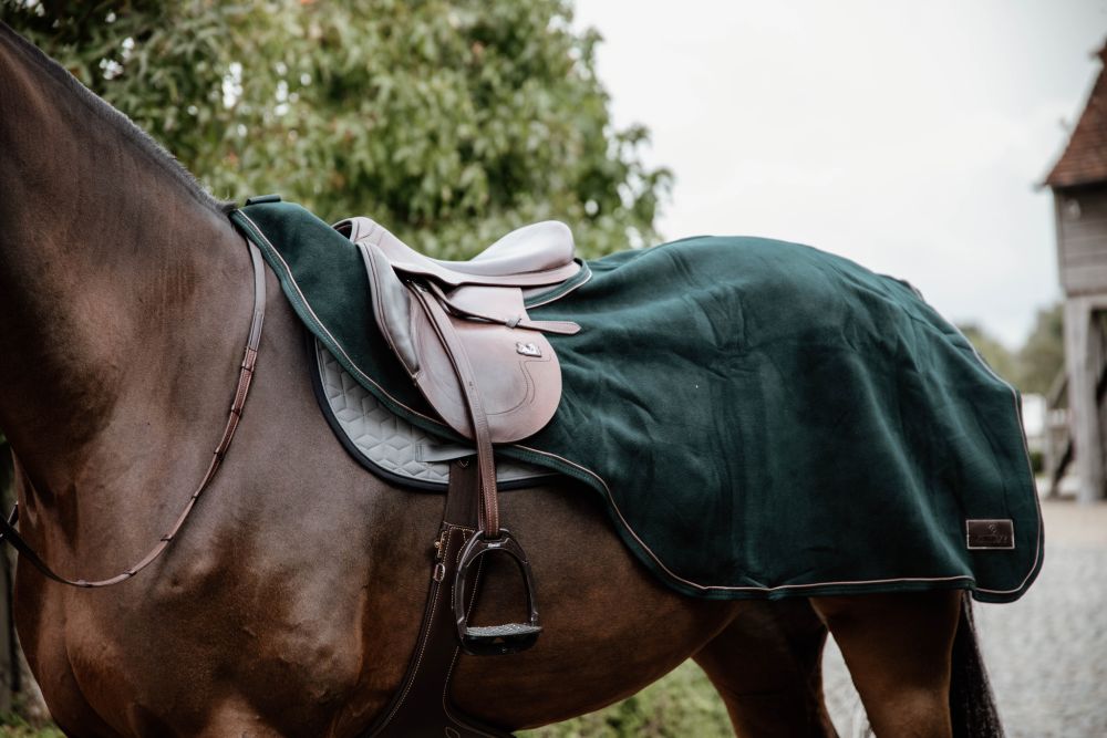 KENTUCKY® HORSEWEAR Ausreitdecke Heavy Fleece, pinien-grün