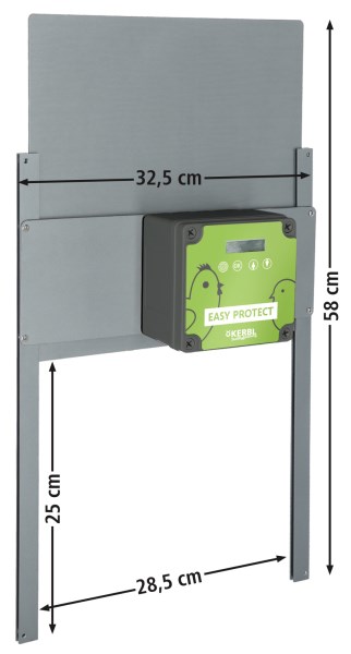 KERBL Automatische Hühnerklappe Komplettset EasyProtect