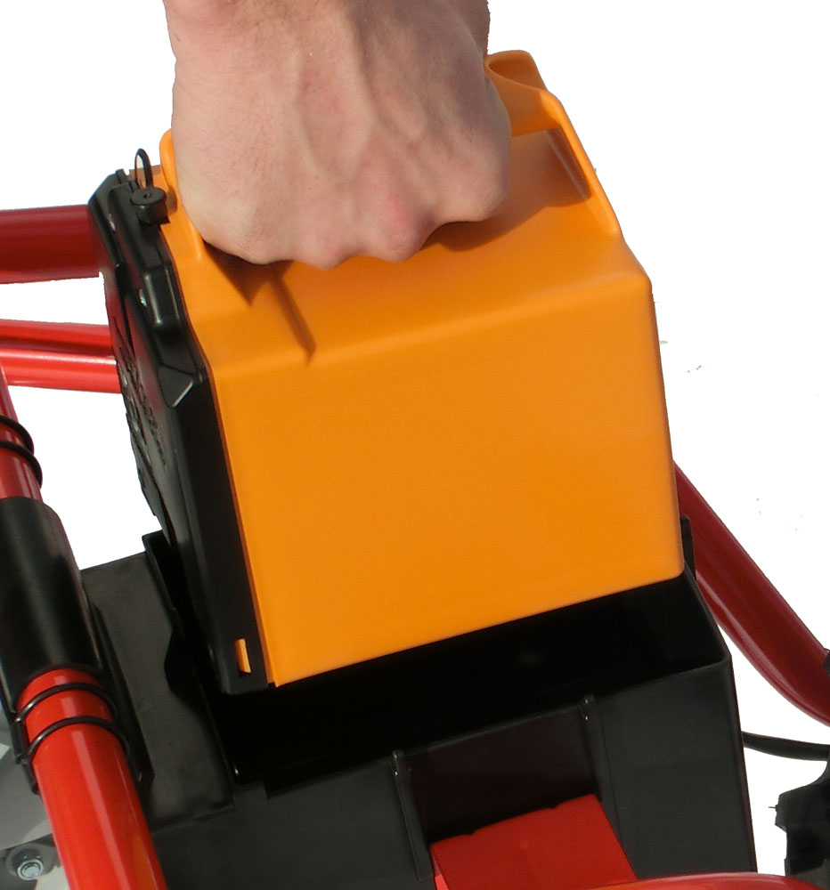 Motorschubkarre elektrisch mit Ladepritsche, 115 l